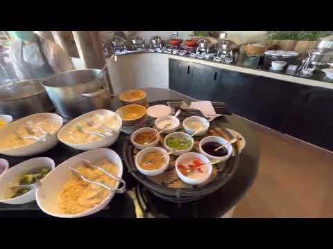 The Naka Island, a Luxury Collection Resort & Spa, Phuket | Tonsai | buffet breakfast food display.
