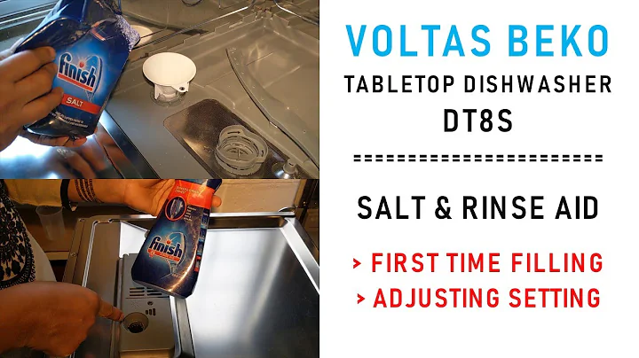 Salt and Rinse Aid | First time Filling & Setting l Voltas Beko Table Top Dishwasher DT8S (#2)