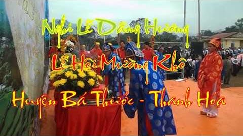 Nghi thức dâng hương Lễ Hội Mường Khô huyện Bá Thước - Tỉnh Thanh Hóa