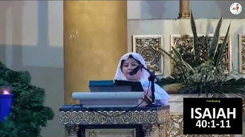 Second Week of Advent  December 9, 2025  6;30 A M   English