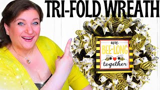 You Won't Believe How EASY it is to Make a MESH WREATH!