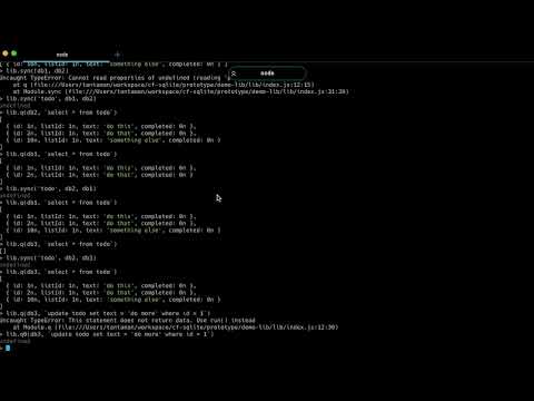 Conflict Free SQLite