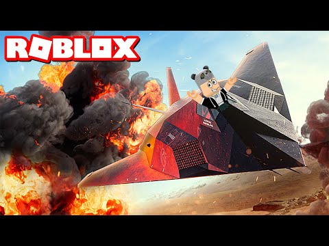 F-117 Gece Şahini Uçağı Aldım!! Asker Oyunu - Panda ile Roblox Military Tycoon