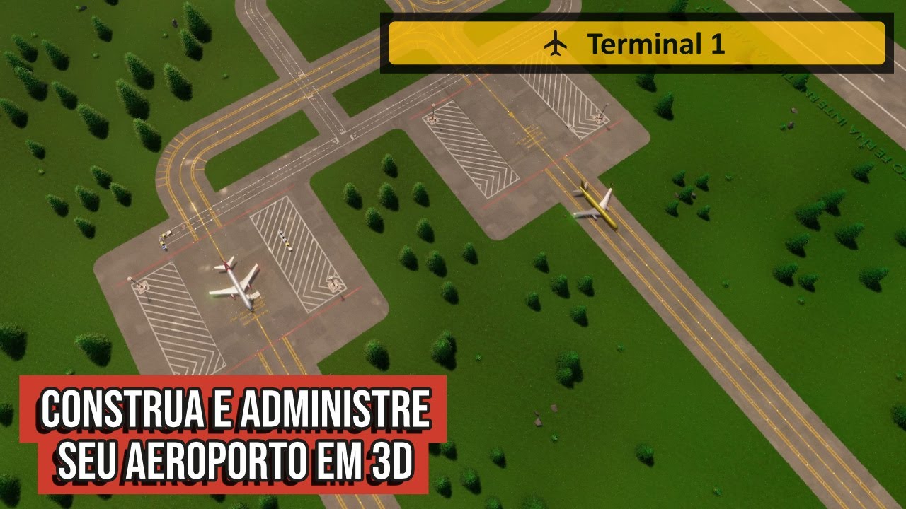 Construa e gerencie seu próprio aeroporto no novo jogo Terminal One!