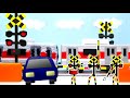 ♪踏切トルコ行進曲★ふみきりアニメ♪【Railroad crossing animation】