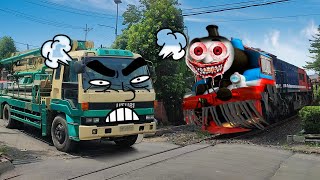 Kereta Api Thomas exe VS Truk Molen Marah