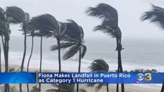 Hurricane Fiona makes landfall in Puerto Rico