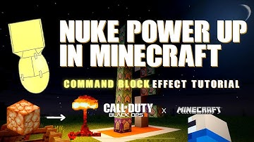NUKE POWER UP IN MINECRAFT!  |  Tutorial