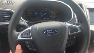 ADJUST HEIGHT OF STEERING WHEEL FORD EDGE 2016