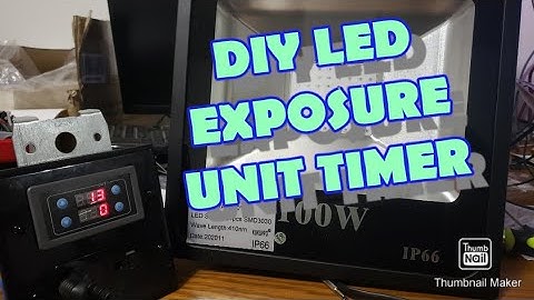 DIY LED Exposure Unit Screen Printing