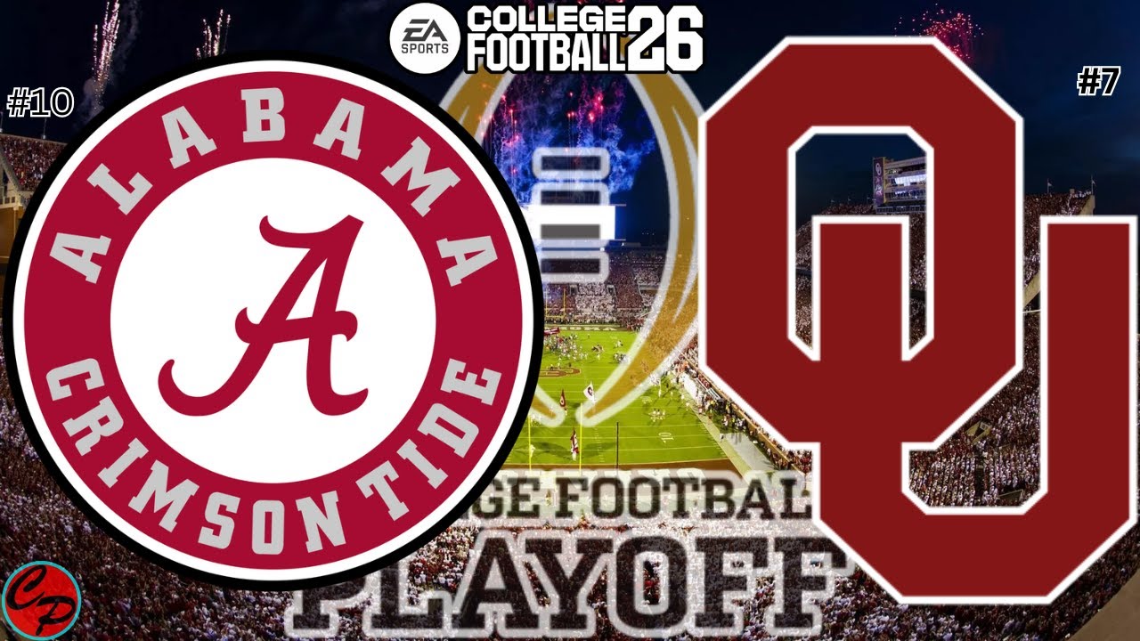 #9 Alabama vs #8 Oklahoma College Football Playoffs 1st Round College ...