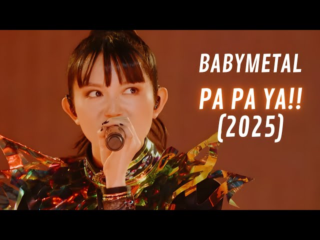 BABYMETAL - PA PA YA!! // Live at The O2 Arena | 2025 - YouTube