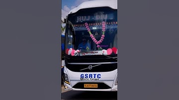 The Primium Service of Gsrtc Volvo 9600 #gsrtc #viralvideo #ytshorts #youtubeshorts #volvobus