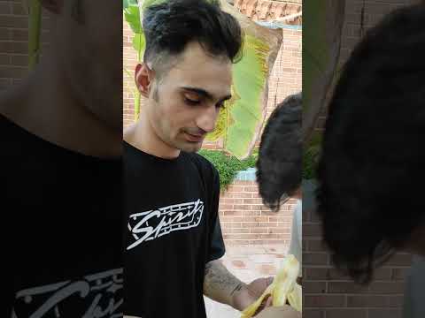 تجربه خوردن میوه موز پای درخت          