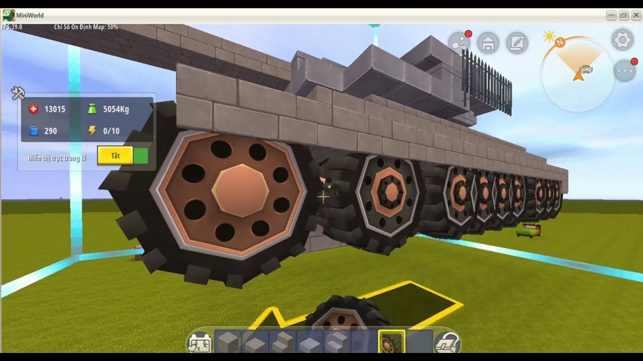 ĐẠI CHIẾN XE TĂNG TRONG MINI WORLD | MEOWPEO MINI GAME