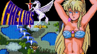 Phelios (MD · Sega Mega Drive) video game port |  full game (advanced mode) session 🔱🏺🎮