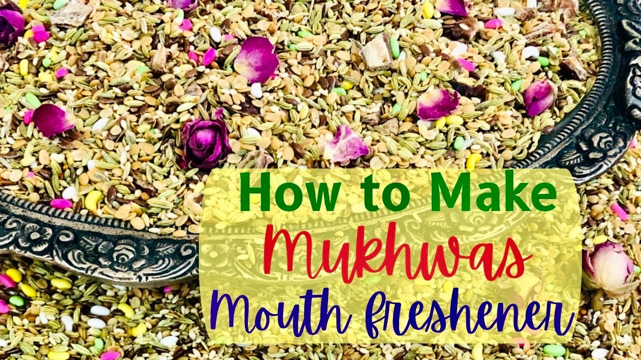 Mukhwas How to make Mouth Freshener at home improve digestion