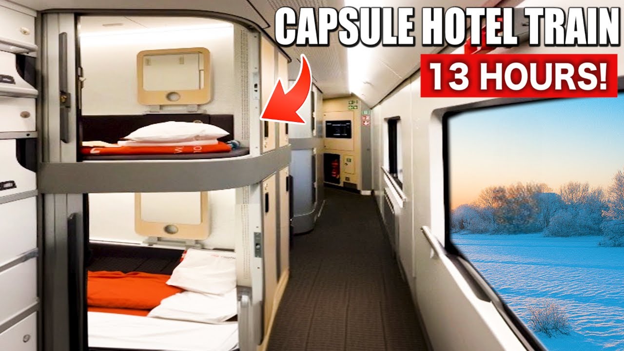 Путешествие из Германии в Австрию на первом в мире ночном поезде с капсульным отелем