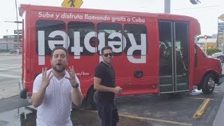 Los Pichy Boys regalan llamadas gratis a Cuba en el bus de Rebtel screenshot 4