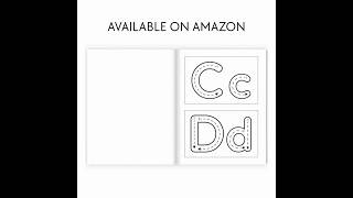 Alphabet Activity Cards: Trace, Color & Cut Uppercase & Lowercase Letters