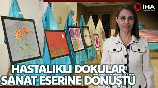 İncelediği Hastalıklı Dokuları Sanat Eserine Dönüştürüyor