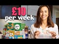 Extreme food budget  eat for entire week for 10