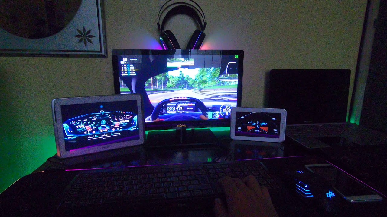 RealDash Custom Dashboard Dual Monitor test. YouTube