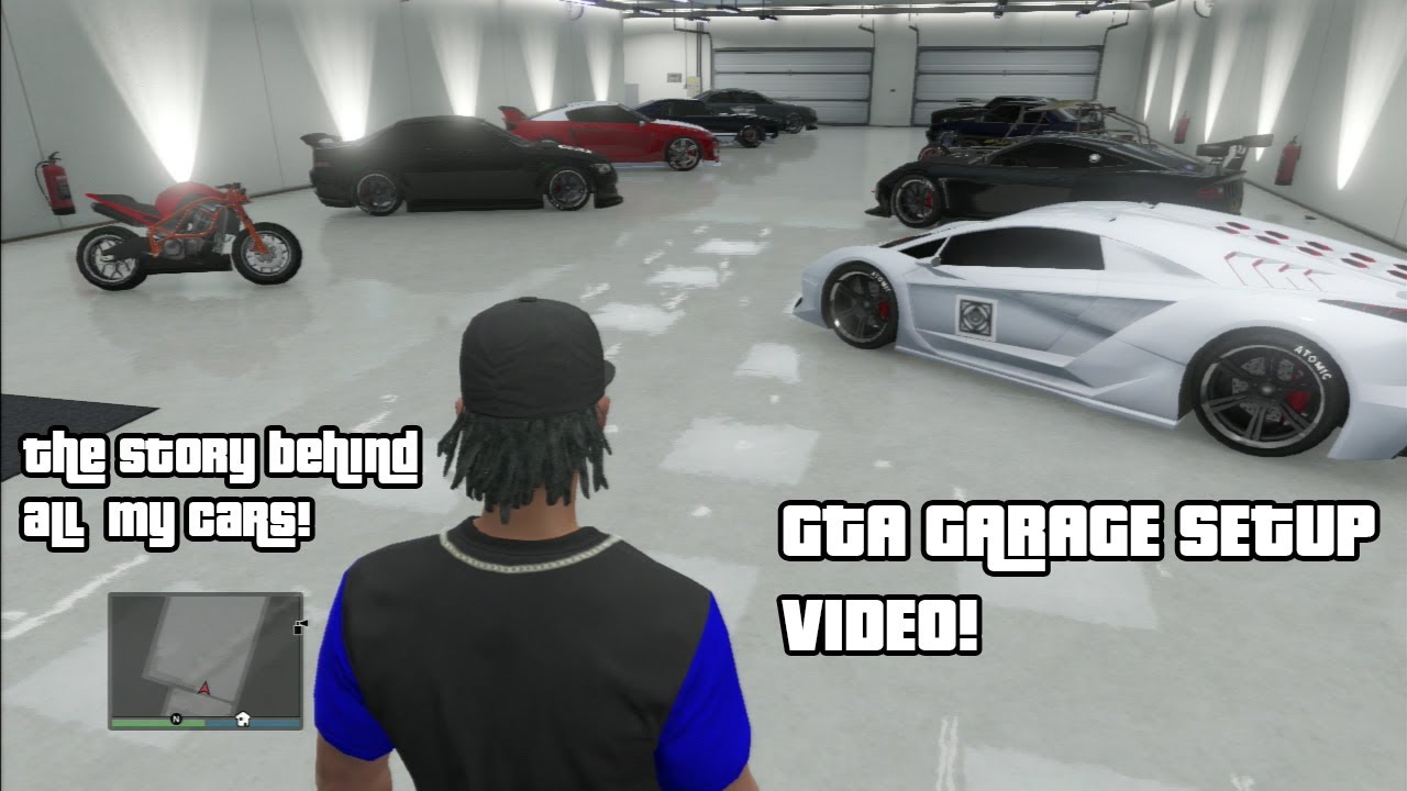 GTA 5 Online Garage Setup Video Part 1! (Story Behind All My Cars) HD