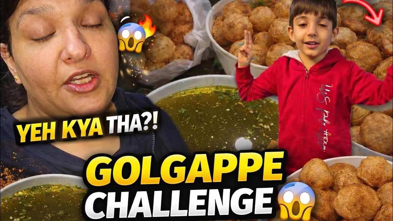 Family Golgappa Challenge 😱 | @RituVlogs006 