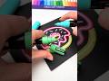Drawing donut with neon technique  neon drawing artshorts