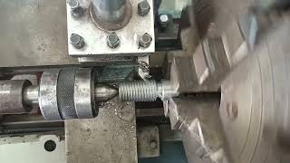 BSW 8 TPI THREAD CUTTING ON LATHE MACHINE