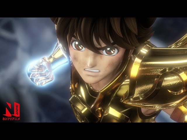 SAINT SEIYA: Knights of the Zodiac | Multi-Audio Clip: Seiya the Gold Knight | Netflix Anime class=