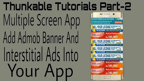 How To Make Multi-Screen Earning App? -Thunkable Course.