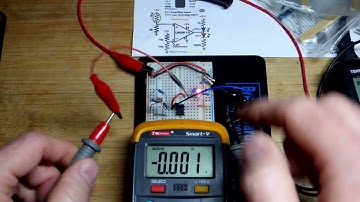 2 Input Voltage Difference Multimeter Measured Non Inverting Comparator Op Amp LM358 Circuit