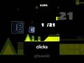 Cuantos clicks necesitas para completar retray?? #shorts #geometrydash