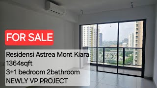 Residensi Astrea Mont Kiara | FOR SALE | 3bedroom | newly vp project