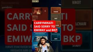 Emiway I Am Sorry Carryminati Apologized To Emiway