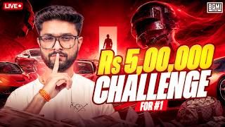 5 LAKH INR CHALLENGE | CONQUEROR RANK PUSH TO #1 | @LoLzZzGaming #iQOO #iQOOZ11