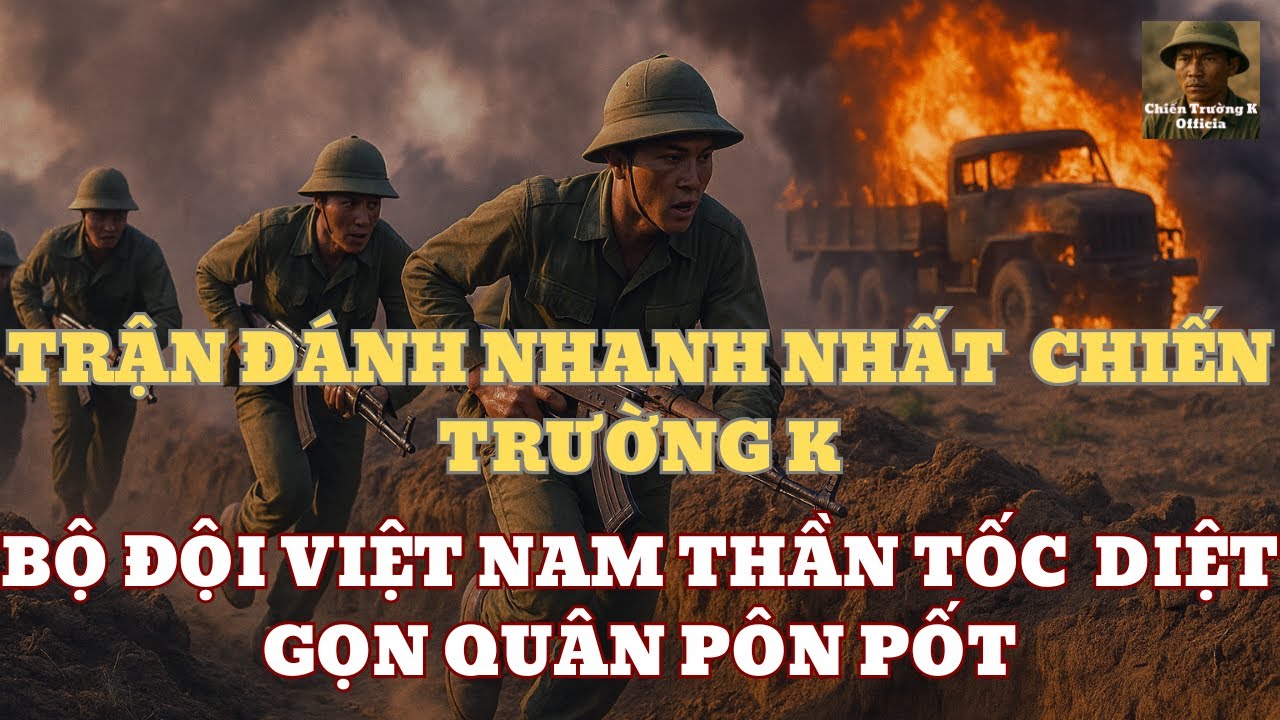 Trận Đánh KINH ĐIỂN VÀ NHANH NHẤT Chiến Trường K - Bộ Đội VIỆT NAM THẦN TỐC Diệt Gọn Quân Pôn Pốt