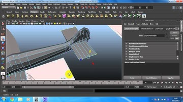Maya 2013 intermediate modelling - Spitfire - 19 - Extrude the back wing