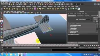 Maya 2013 intermediate modelling - Spitfire - 19 - Extrude the back wing