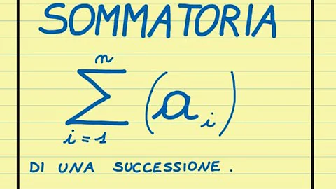 Come si fa la sommatoria?