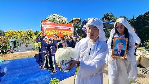 Tang lễ ông Võ Minh Tiến vợ con khóc thương đưa tiễn tại hoa viên BD.