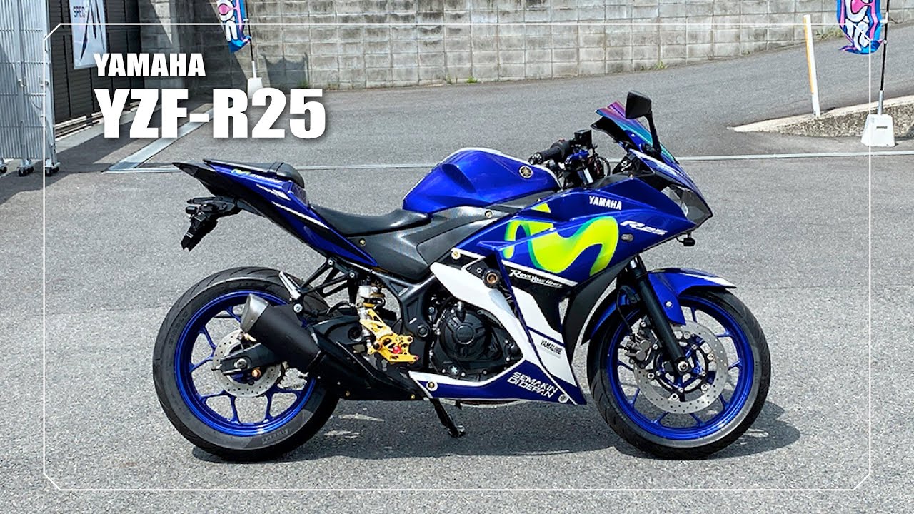 YAMAHA】YZF-R25｜KEMIMOTO製バックステップ、AKEEYO製前後ドライブ