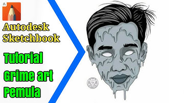 Tutorial GRIME ART || autodesk sketchbook