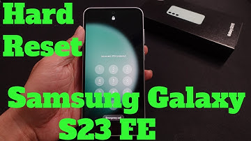 How To Hard Reset Samsung Galaxy S23 FE