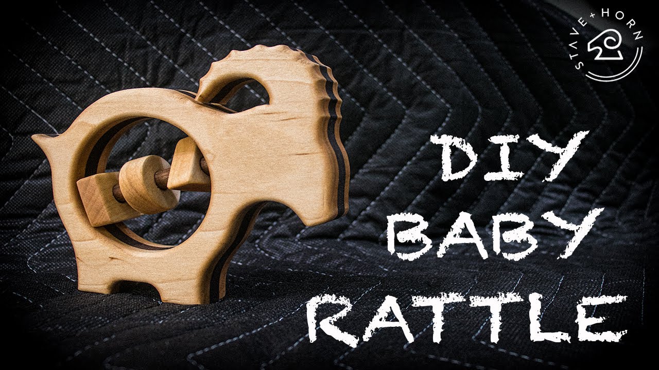 How To Make Wooden Baby Rattles / Woodworking 