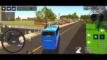 2025 new coach bus simulator 💥 || indonesia bus simulator part-1 #bus ​ #game ​ #simulator ​​