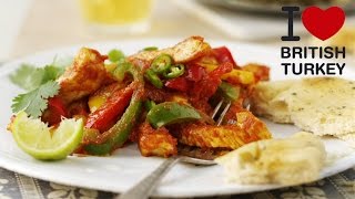 Check out this great dish for british turkey jalfrezi created by tv
chef phil vickery and blogger gourmet mum. perfect all the family
ideal lefto...