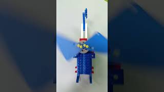 simple helicopter robot built with lego, gear &amp; motor #stem #stemeducation #lego  #helicopter #robot